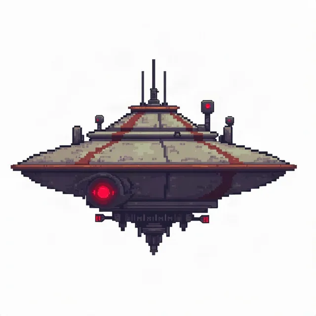 Drone Mothership concept art from the Terraria Fal Arsenal source example